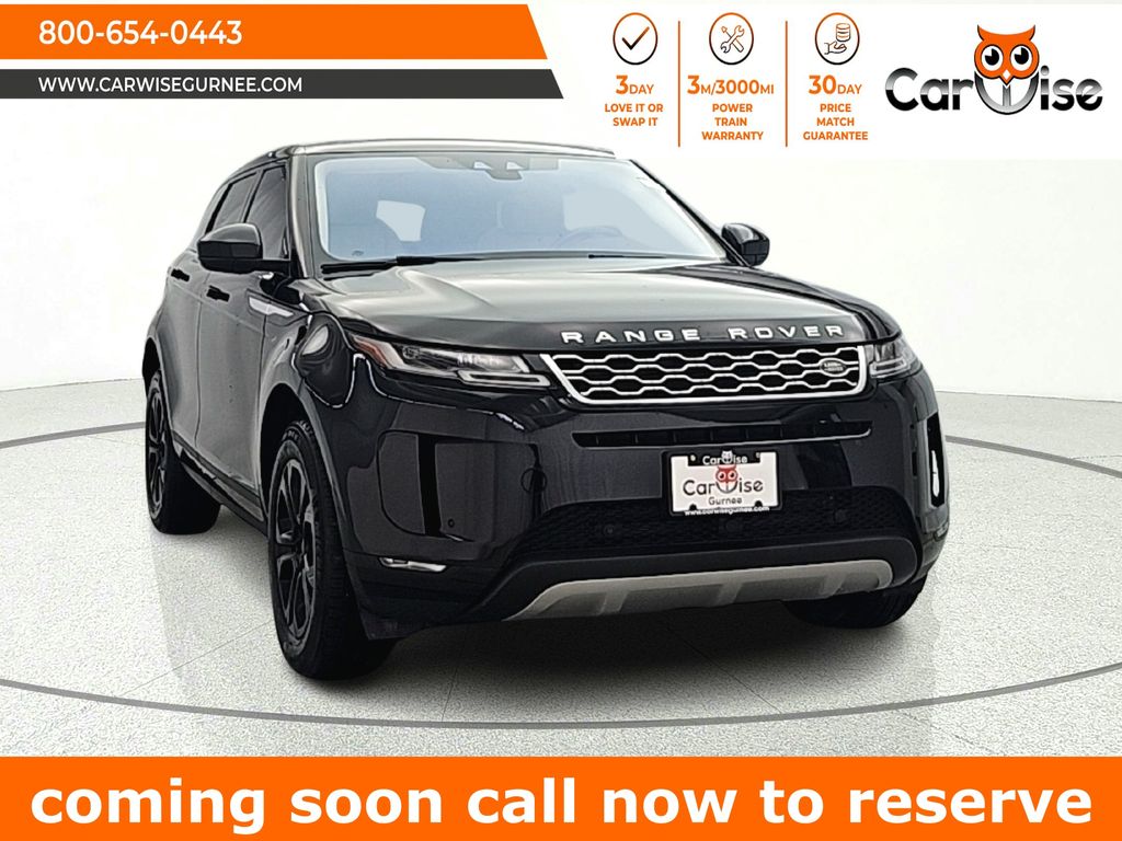 Black 2020 Land Rover Range Rover Evoque SUV / Crossover All-Wheel Drive 9-Speed Automatic