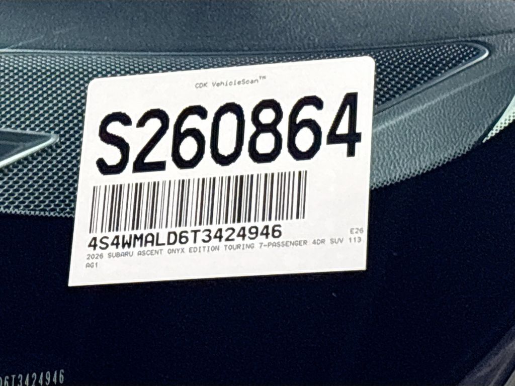 2026 Subaru Ascent Onyx Edition Touring