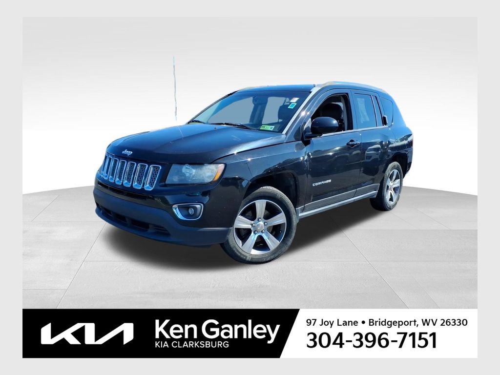 Black Clearcoat 2016 Jeep Compass SUV / Crossover Four-Wheel Drive 6-Speed Automatic