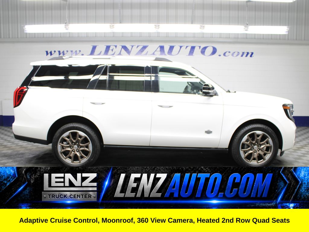 Star White Metallic Tri-Coat 2025 Ford Expedition SUV / Crossover Four-Wheel Drive Automatic