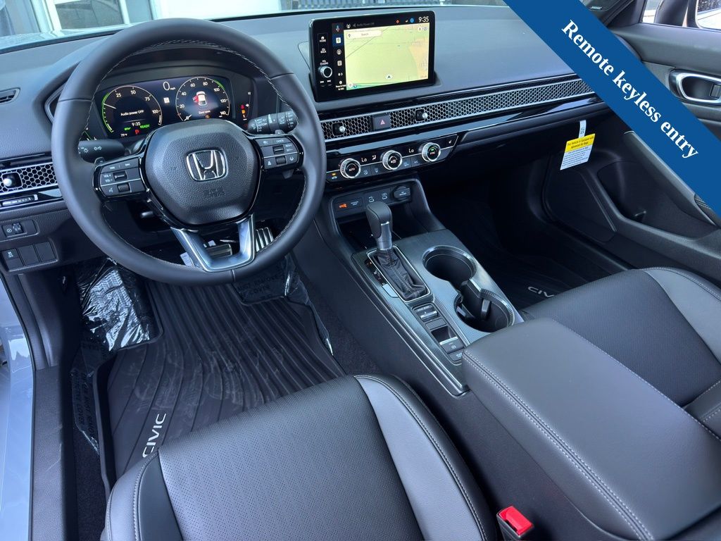 2026 Honda Civic Hybrid Sport Touring Gray at Community Honda