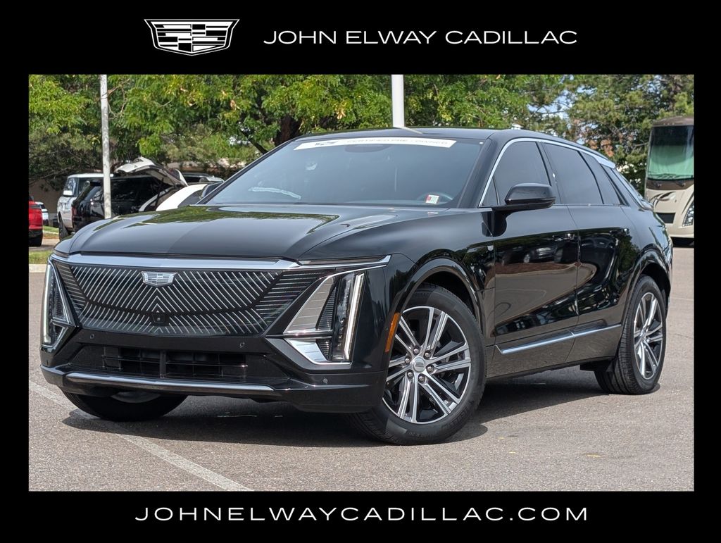 Stellar Black Metallic 2024 Cadillac LYRIQ SUV / Crossover All-Wheel Drive 1-Speed Automatic
