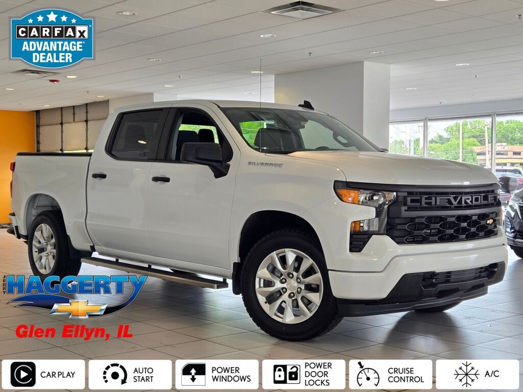 Summit White 2023 Chevrolet Silverado 1500 Pickup Truck 4X2 8-Speed Automatic