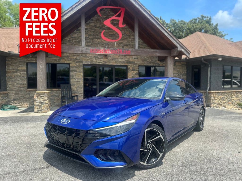 Intense Blue 2022 Hyundai Elantra Sedan Front-Wheel Drive 7-Speed Dual Clutch