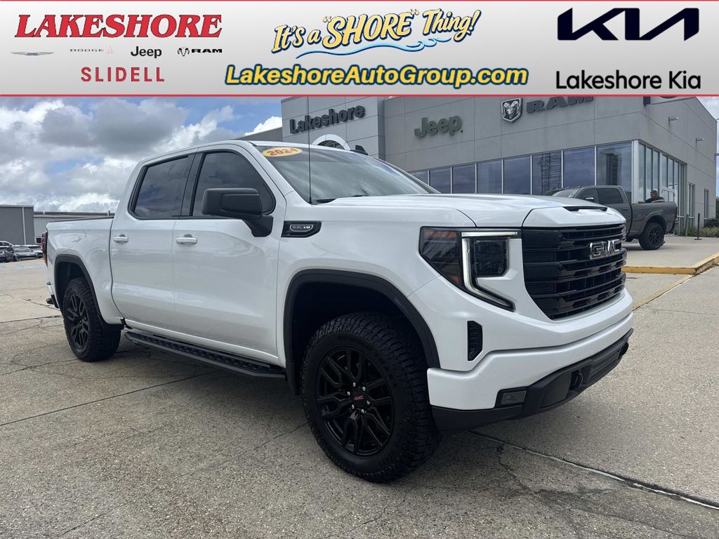 Summit White 2024 GMC Sierra 1500 Pickup Truck Four-Wheel Drive Automatic
