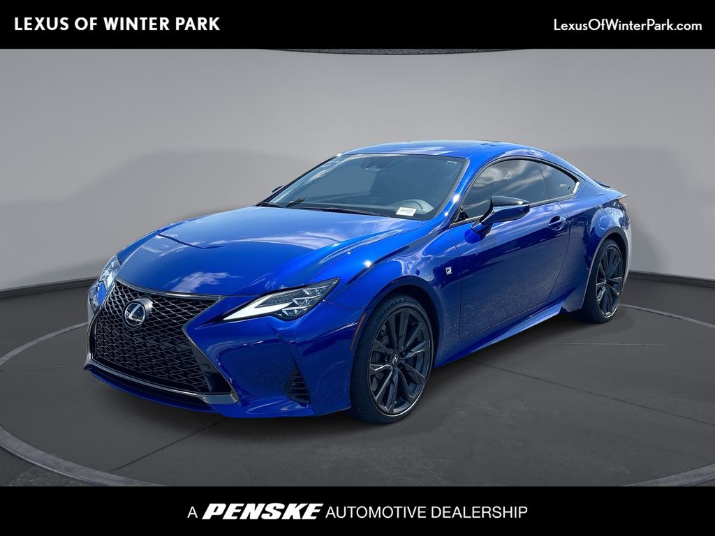 Ultrasonic Blue Mica 2.0 2025 Lexus RC Coupe Rear-Wheel Drive 8-Speed Automatic