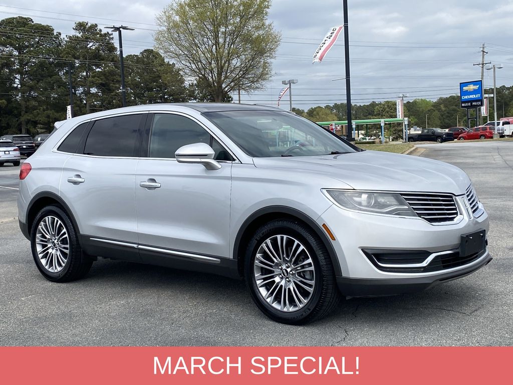 Ingot Silver 2016 Lincoln MKX Reserve AWD SUV / Crossover All-Wheel Drive 6-Speed Automatic