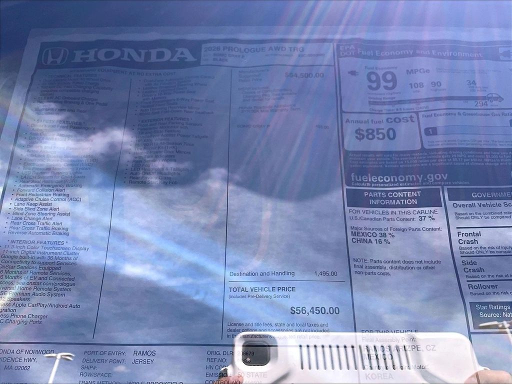 2026 Honda Prologue — photo 18