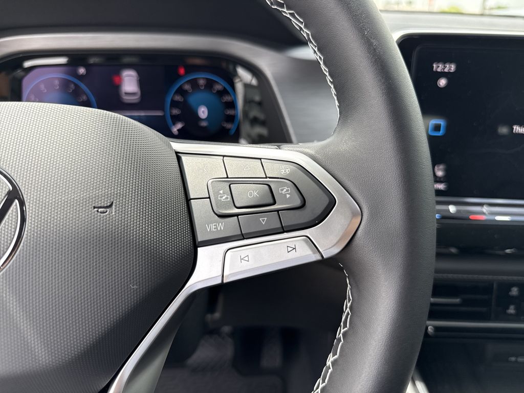 2026 Volkswagen Atlas Cross Sport 2.0T SE w/Technology White at DeMontrond Auto Country