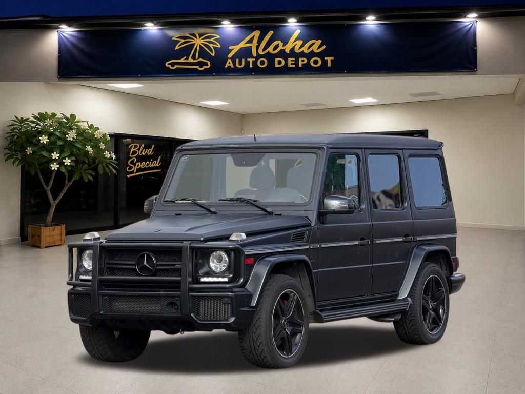 Gray (designo Platinum Black) 2016 Mercedes-Benz G-Class SUV / Crossover All-Wheel Drive 7-Speed Automatic