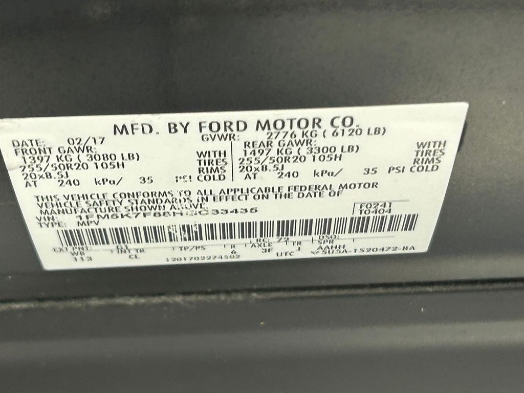 Used 2017 Shadow Black Ford Limited image 52