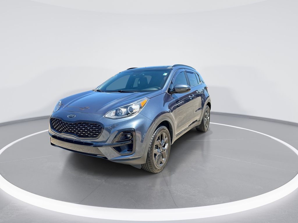 2022 Kia Sportage Nightfall Blue at Matthews Motors of Wilmington