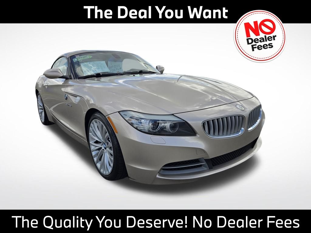 Silver Metallic 2012 BMW Z4 Convertible Rear-Wheel Drive 7-Speed Manual