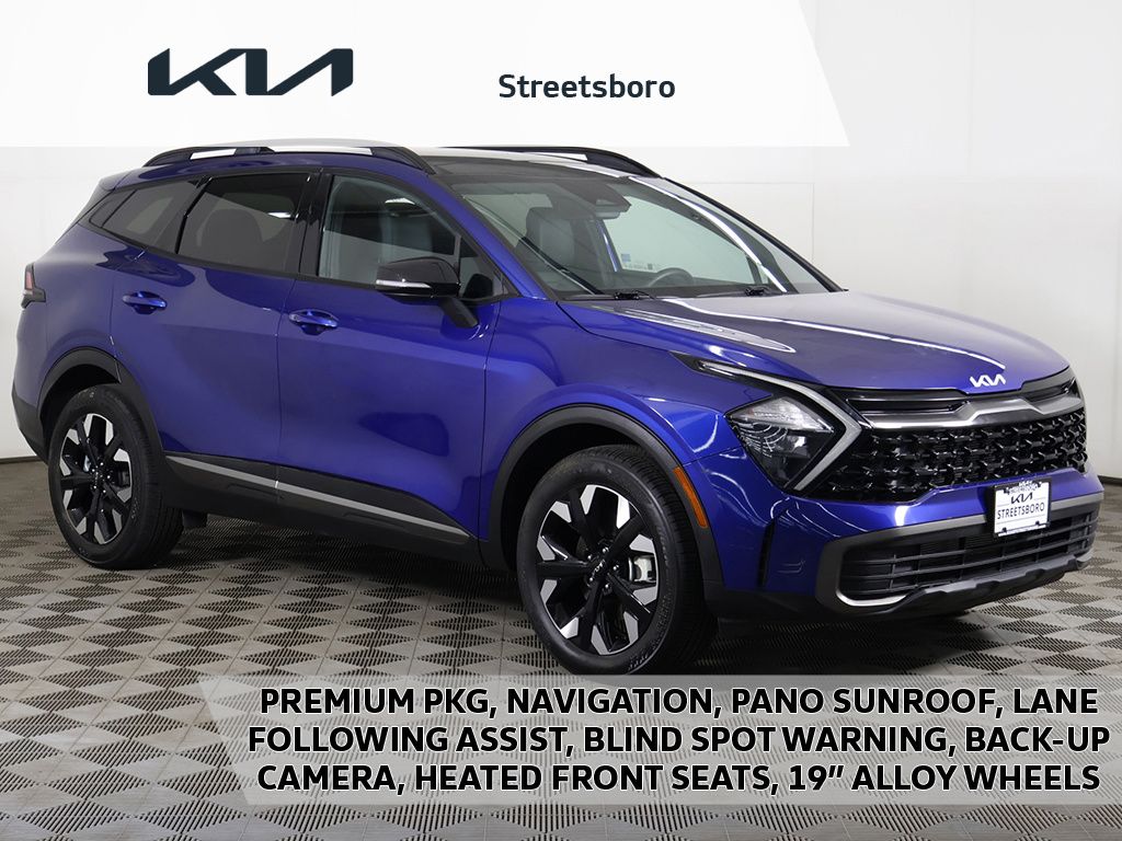 Sapphire Blue 2023 Kia Sportage SUV / Crossover All-Wheel Drive 8-Speed Automatic
