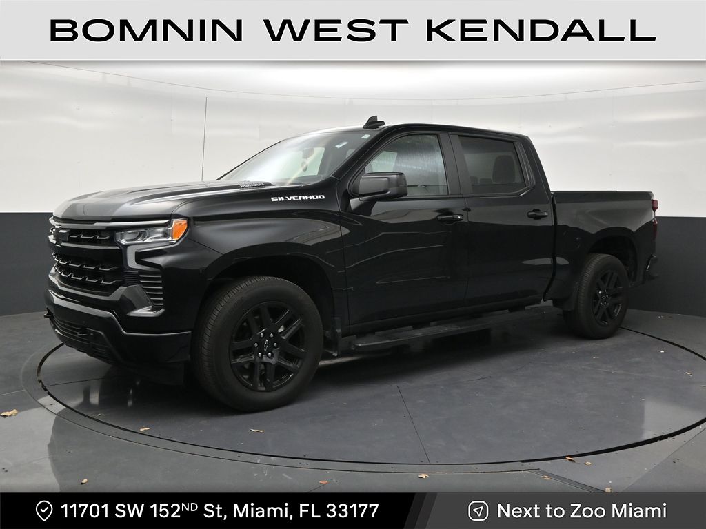 Black 2025 Chevrolet Silverado 1500 Pickup Truck 4X2 Automatic