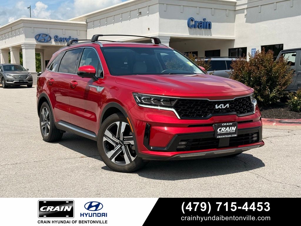 Red 2022 Kia Sorento Plug-In Hybrid  SUV / Crossover All-Wheel Drive 6-Speed Automatic