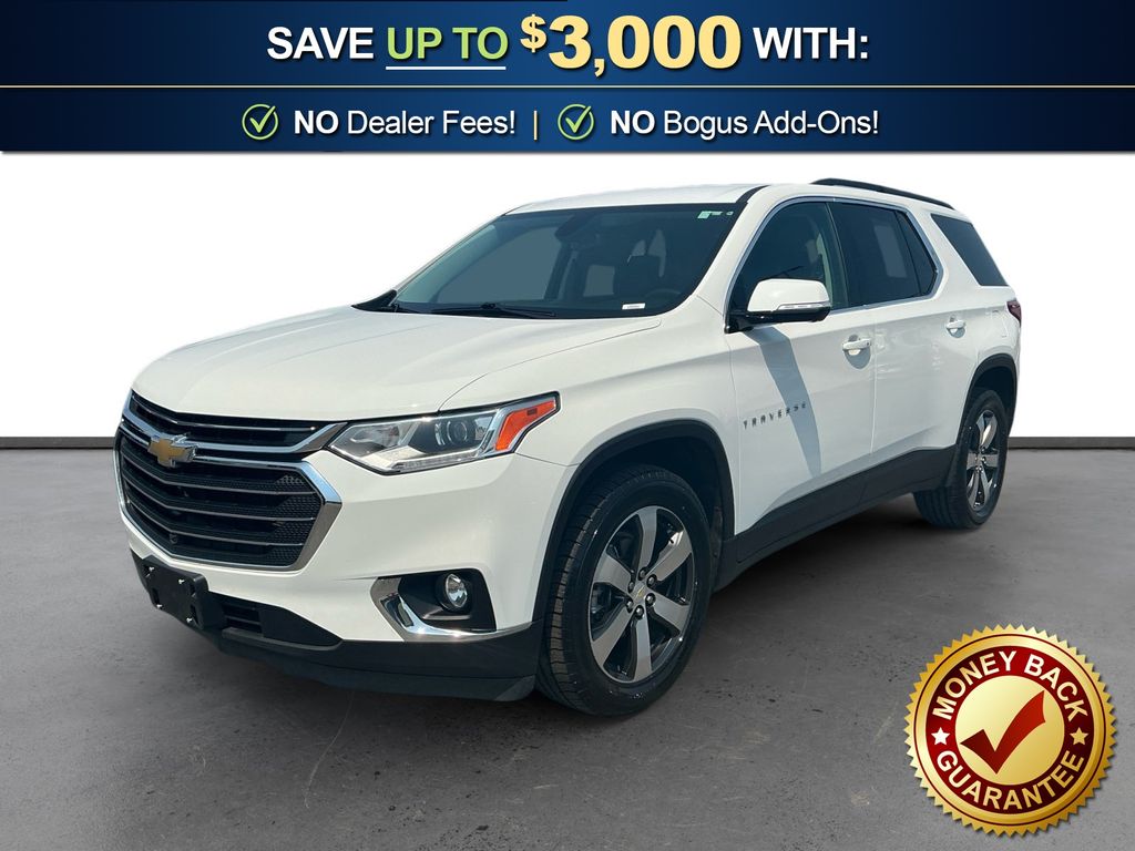 Summit White 2020 Chevrolet Traverse SUV / Crossover Front-Wheel Drive 9-Speed Automatic