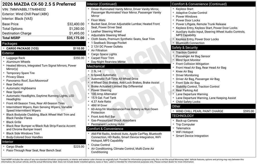 Thumbnail: 2026 Mazda CX-50 - 4