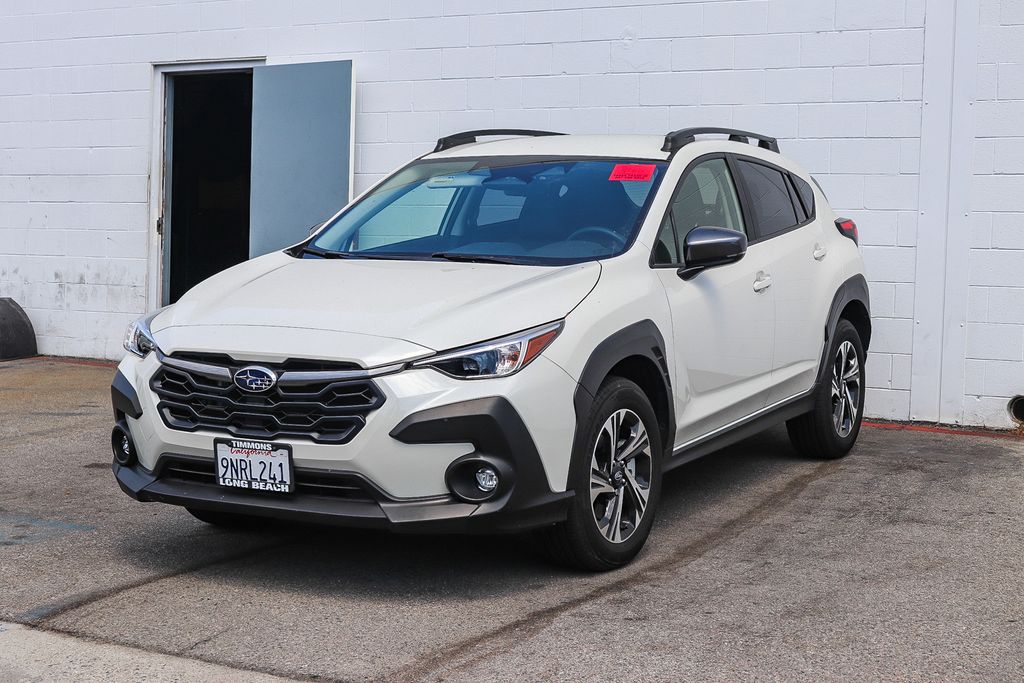 Crystal White Pearl 2024 Subaru Crosstrek SUV / Crossover All-Wheel Drive Continuously Variable Transmission