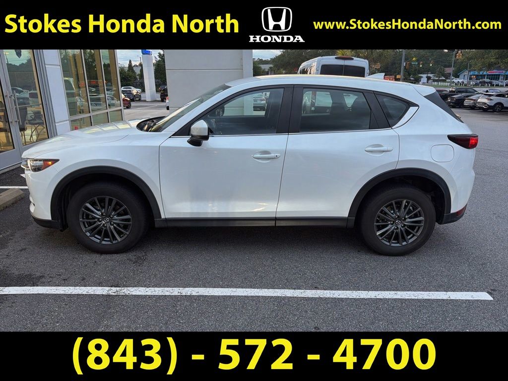 2020 Mazda CX-5 Sport White at Stokes Honda North