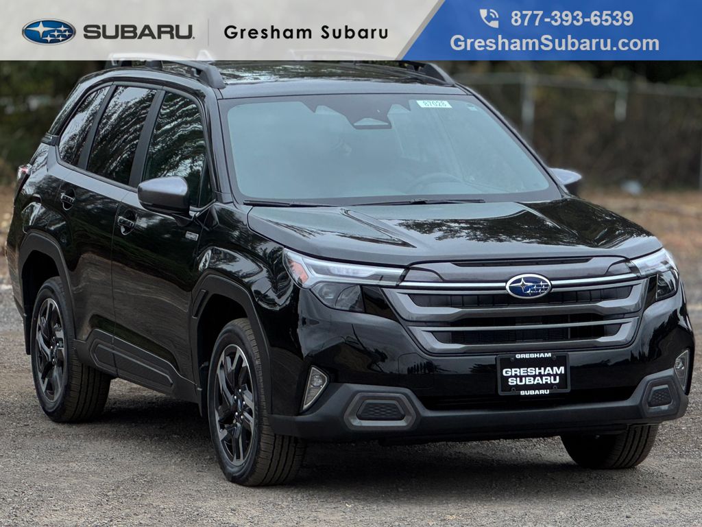 Crystal Black Silica 2026 Subaru Forester Hybrid SUV / Crossover All-Wheel Drive Continuously Variable Transmission