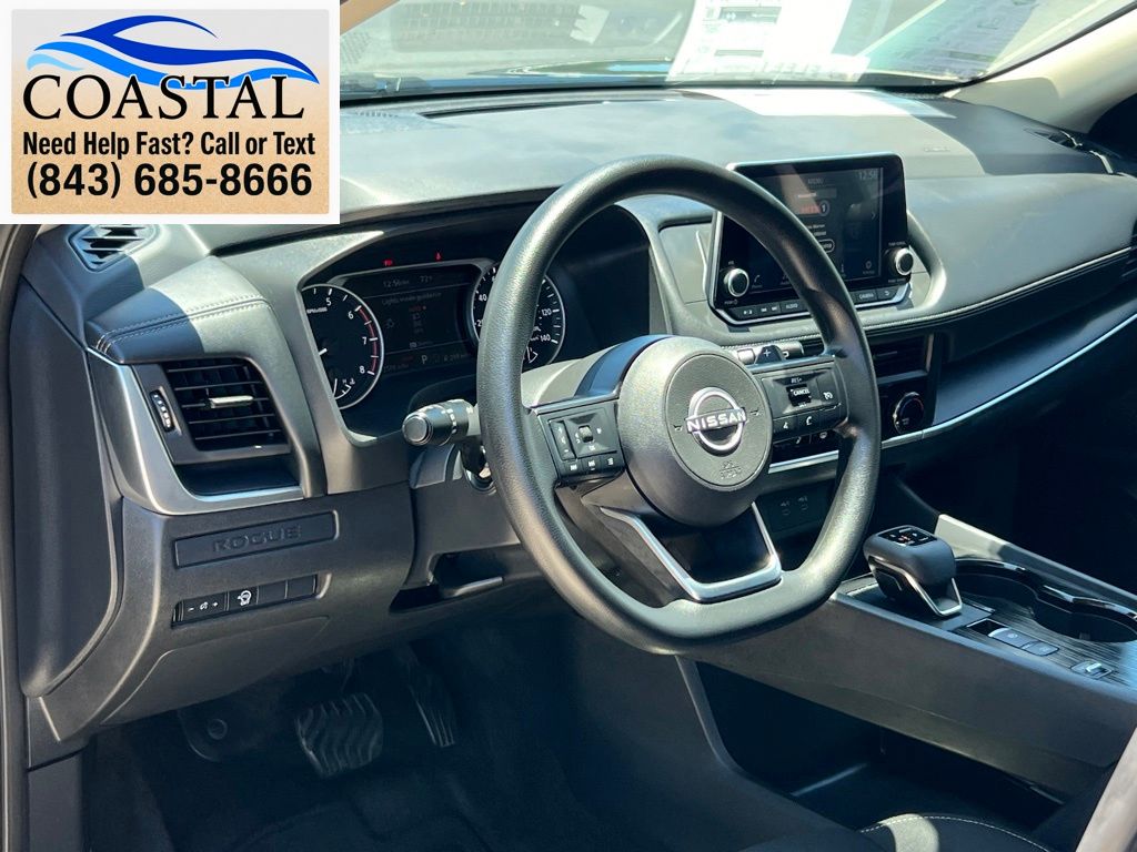 2024 Nissan Rogue S Black at Coastal Chevrolet Cadillac