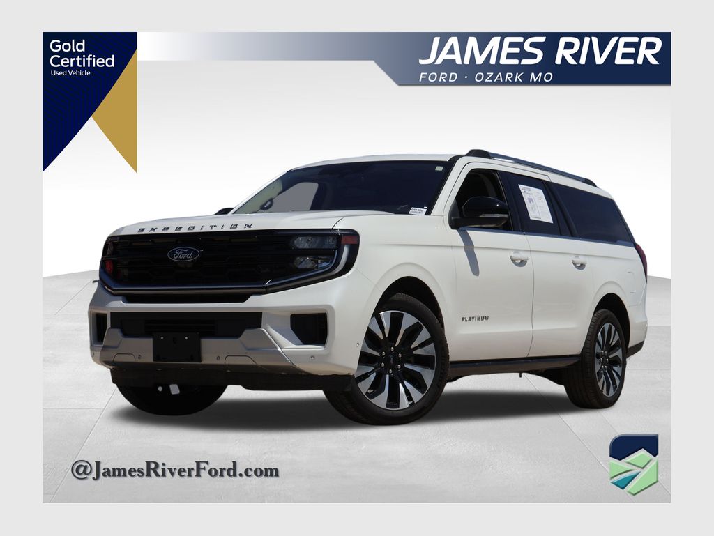 White Metallic 2025 Ford Expedition MAX Platinum 4WD SUV / Crossover Four-Wheel Drive Automatic