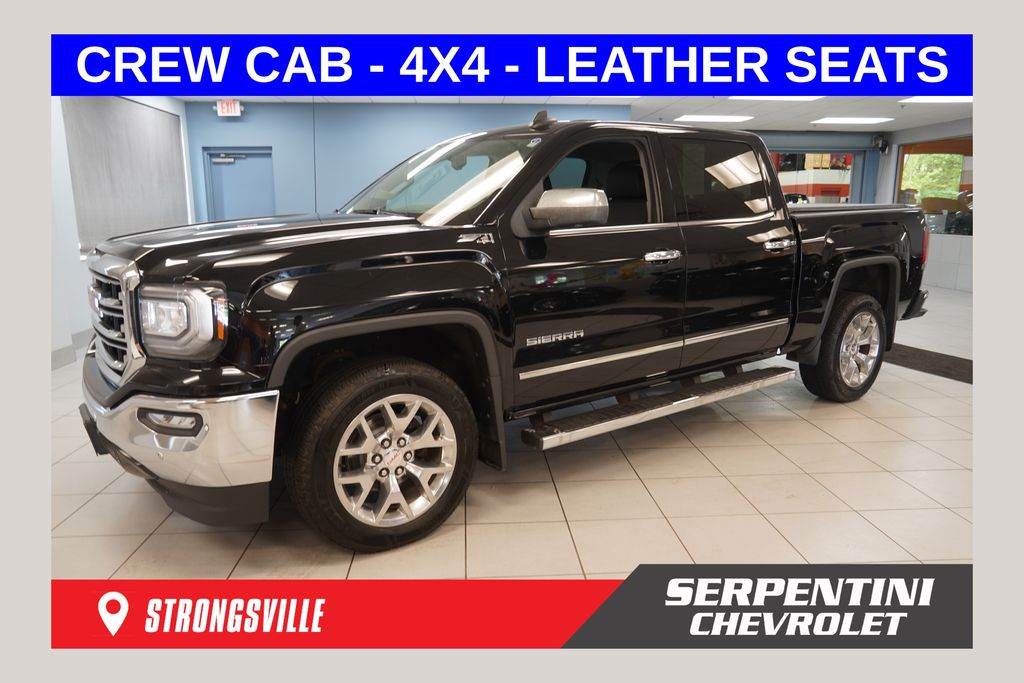 Onyx Black 2018 GMC Sierra 1500 Pickup Truck Four-Wheel Drive 6-Speed Automatic Overdrive