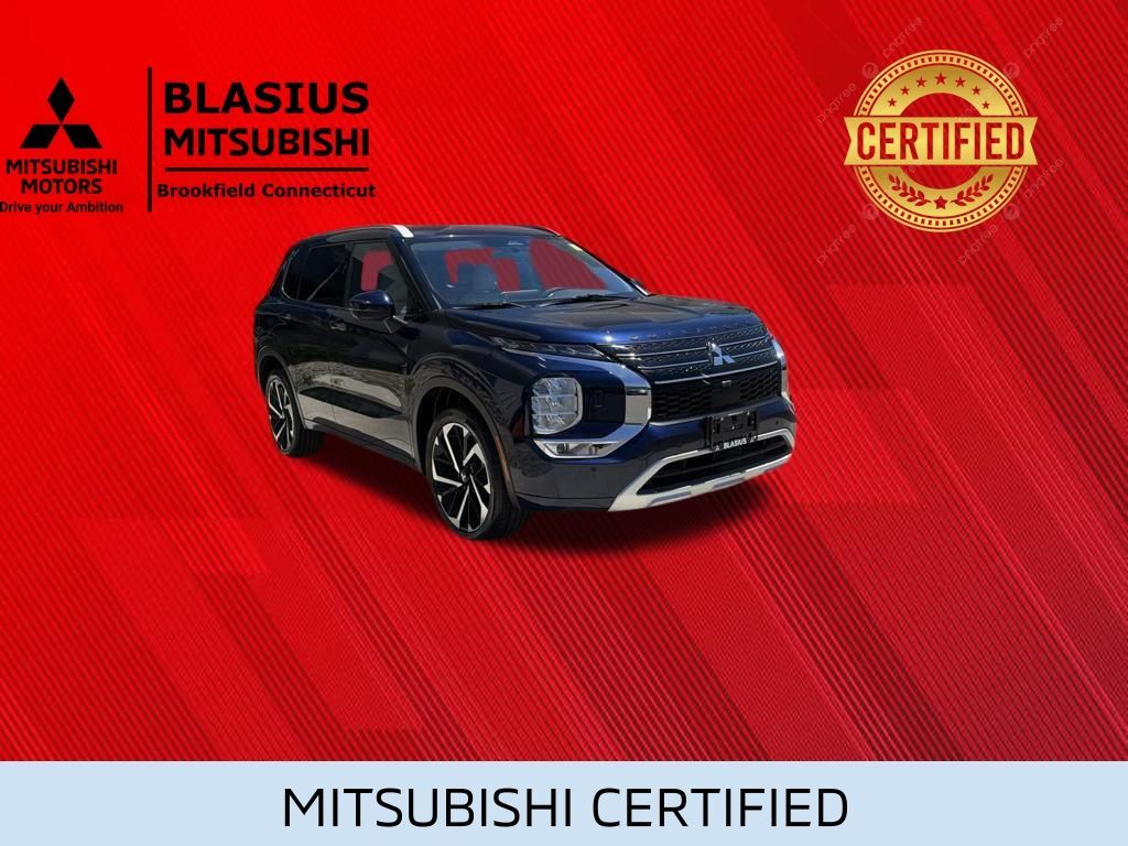 Cosmic Blue Metallic 2024 Mitsubishi Outlander SUV / Crossover All-Wheel Drive Continuously Variable Transmission