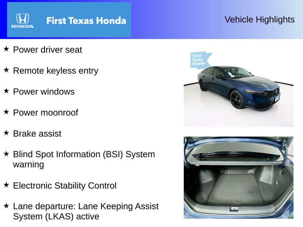 Used Car 2025 Honda Accord  Se For Sale Under $30,000 In Austin, Texas