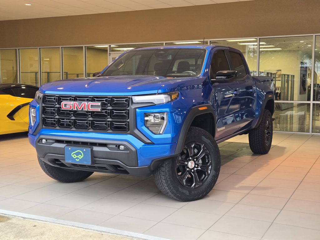 Dynamic Blue Metallic 2024 GMC Canyon Elevation Crew Cab RWD Pickup Truck 4X2 8-Speed Automatic