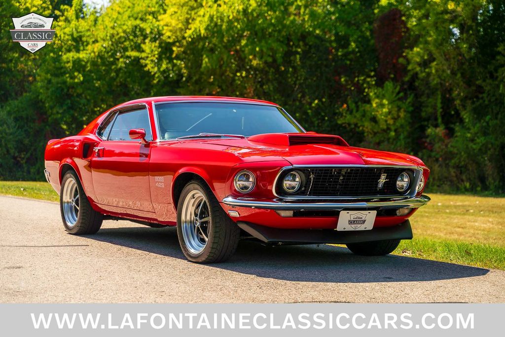 Candy Apple Red 1969 Ford Mustang Coupe 5-Speed Manual