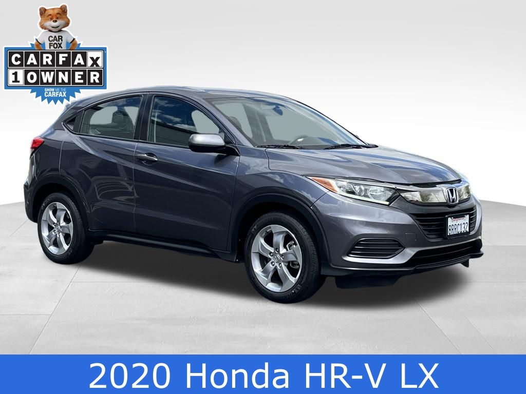 Gray (Modern Steel Metallic) 2020 Honda HR-V LX FWD SUV / Crossover Front-Wheel Drive Continuously Variable Transmission