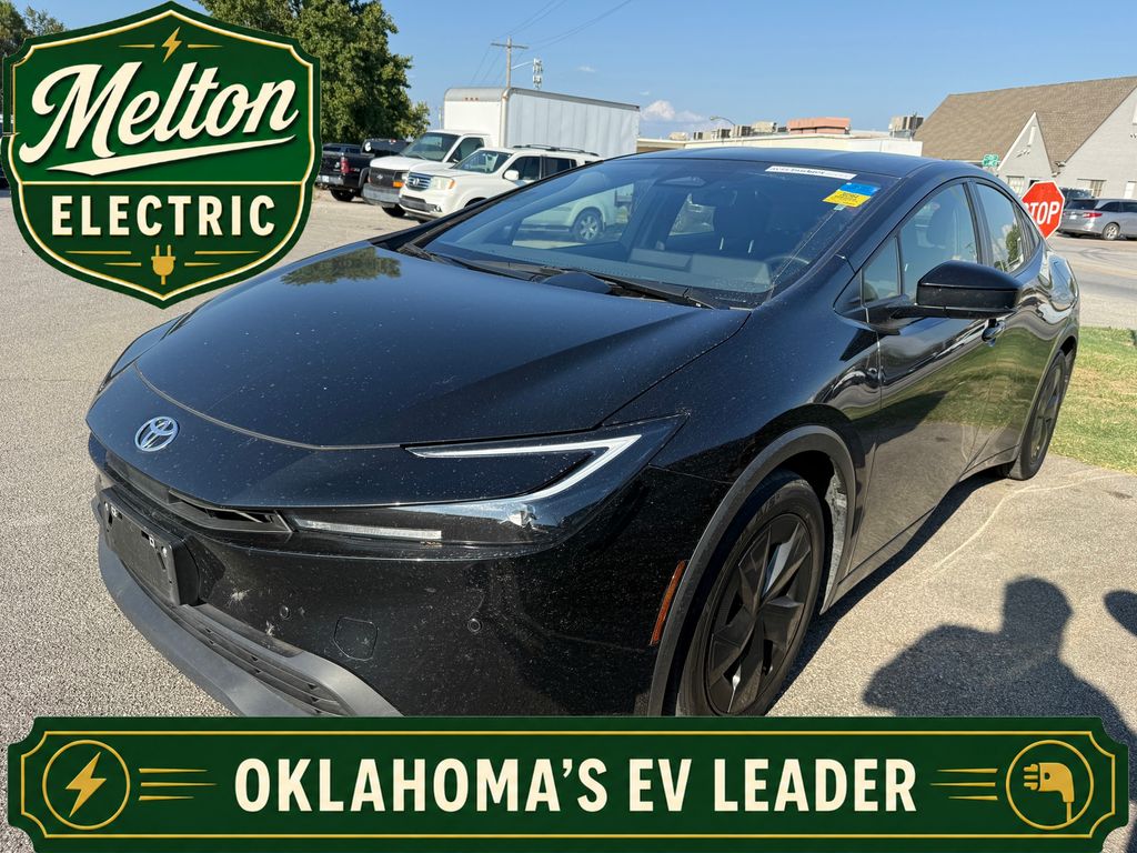 Midnight Black Metallic 2025 Toyota Prius Hatchback Front-Wheel Drive Continuously Variable Transmission