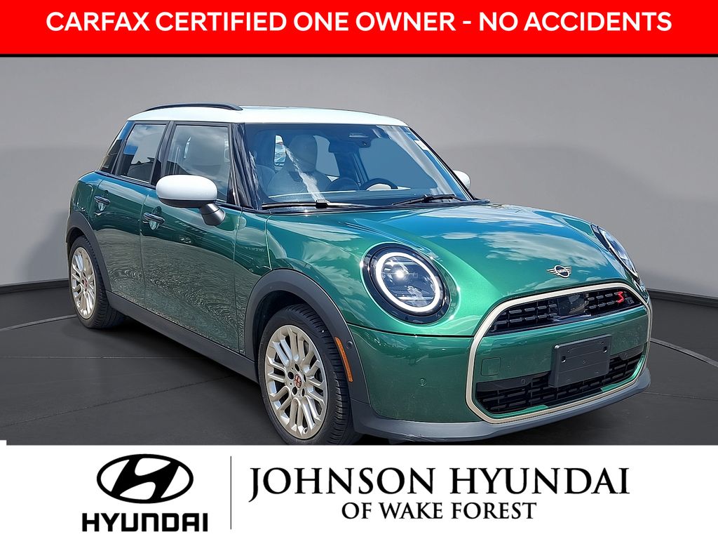 British Racing Green 2025 MINI Cooper Hatchback Front-Wheel Drive 7-Speed Automatic