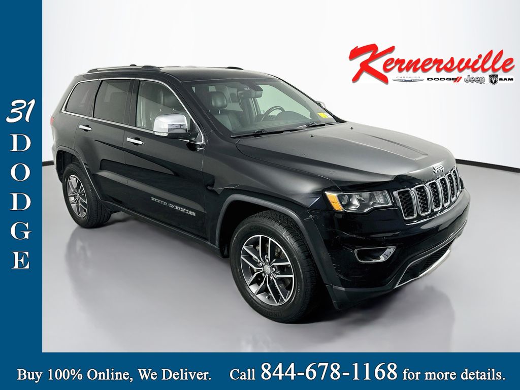 Diamond Black 2018 Jeep Grand Cherokee SUV / Crossover 4X2 8-Speed Automatic