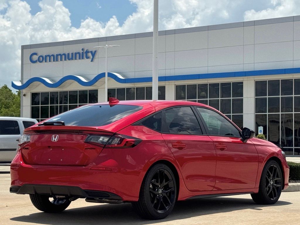 2026 Honda Civic Sport Red at Community Honda