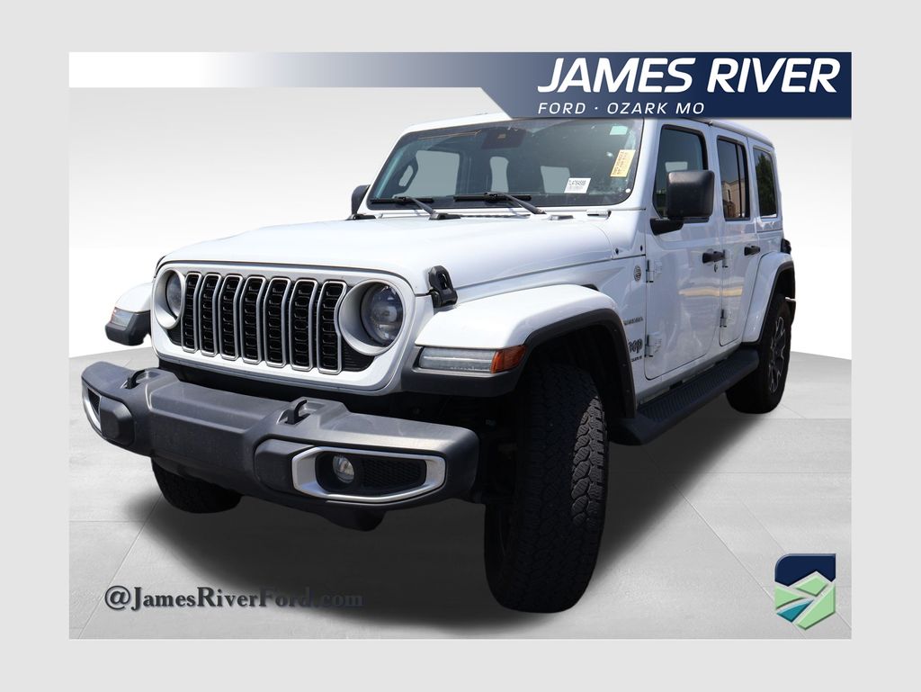Bright White Clearcoat 2024 Jeep Wrangler SUV / Crossover Four-Wheel Drive 8-Speed Automatic