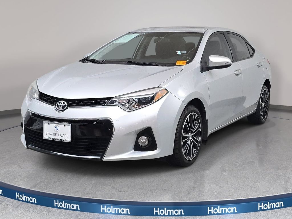 Classic Silver Metallic 2014 Toyota Corolla Sedan Front-Wheel Drive Continuously Variable Transmission
