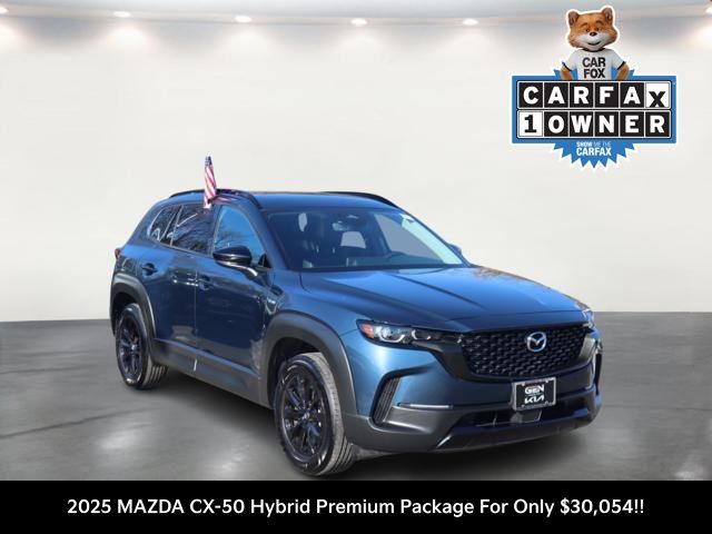 Ingot Blue Metallic 2025 Mazda CX-50 Hybrid Premium AWD SUV / Crossover All-Wheel Drive Continuously Variable Transmission