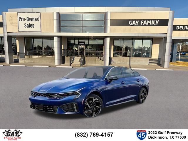 Blue 2026 Kia K5 GT-Line FWD Sedan Front-Wheel Drive 8-Speed Automatic