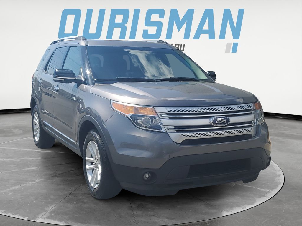 Sterling Gray Metallic 2014 Ford Explorer XLT 4WD SUV / Crossover All-Wheel Drive 6-Speed Automatic