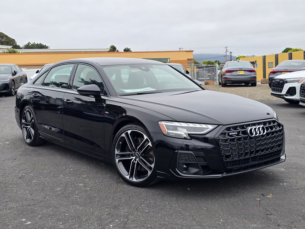 Black 2026 Audi A8 Sedan All-Wheel Drive 8-Speed Automatic