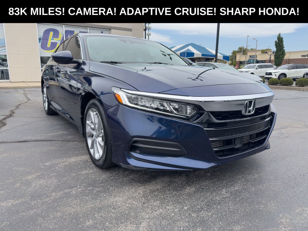 Blue 2020 Honda Accord Sedan Front-Wheel Drive Continuously Variable Transmission
