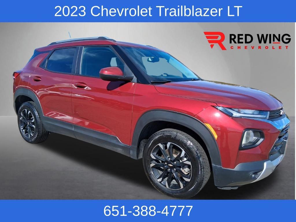 Red (Crimson Metallic) 2023 Chevrolet Trailblazer SUV / Crossover Four-Wheel Drive 9-Speed Automatic
