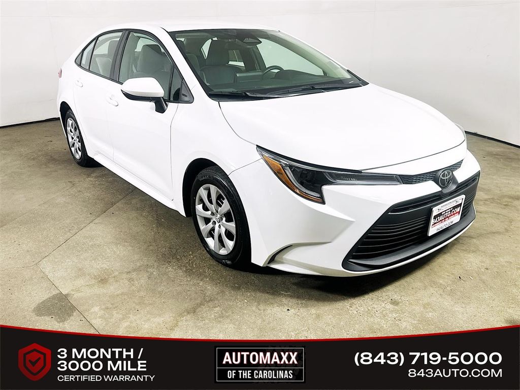 Ice Cap 2023 Toyota Corolla LE FWD Sedan Front-Wheel Drive Continuously Variable Transmission