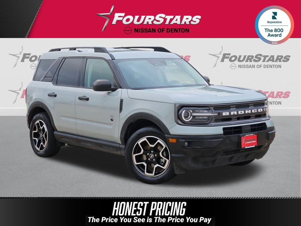 Oxford White 2022 Ford Bronco Sport Big Bend AWD SUV / Crossover All-Wheel Drive 8-Speed Automatic
