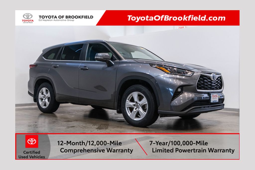 Magnetic Gray Metallic 2025 Toyota Highlander SUV / Crossover All-Wheel Drive 8-Speed Automatic