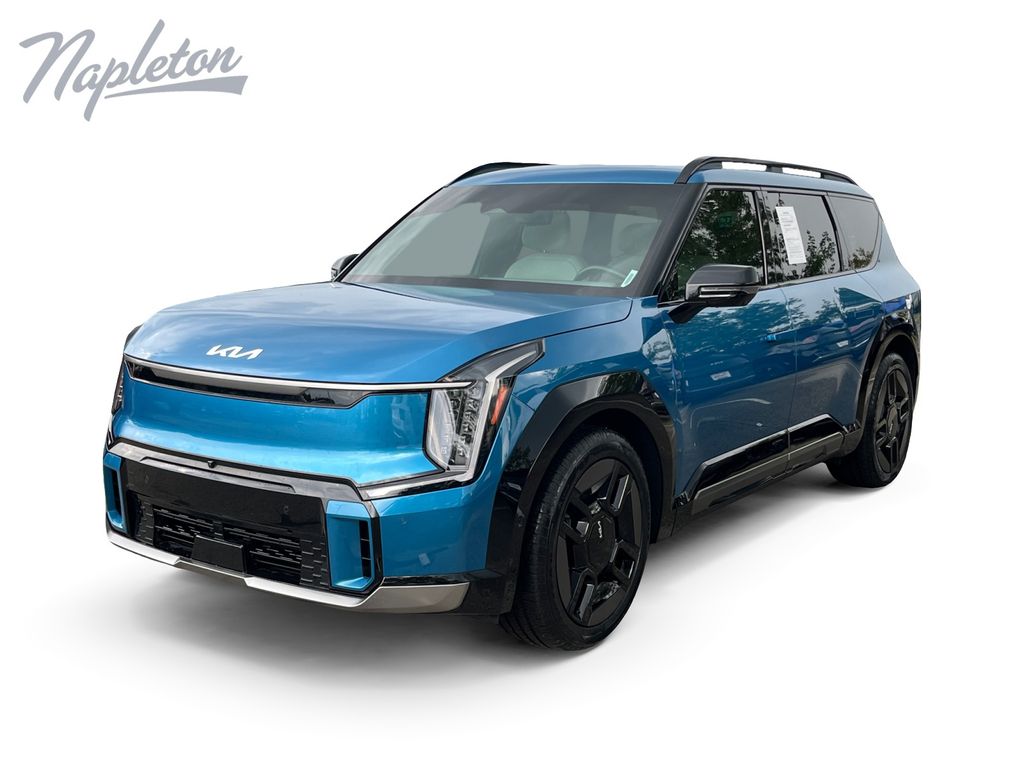 Ocean Blue 2024 Kia EV9 SUV / Crossover All-Wheel Drive 1-Speed Automatic