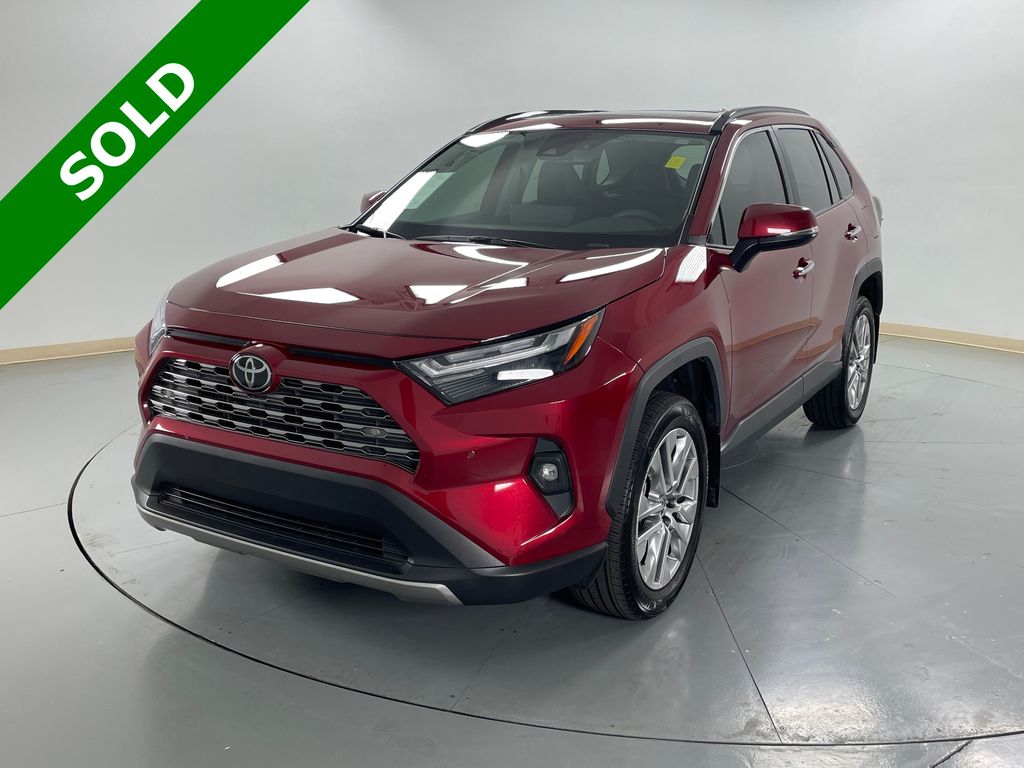 Red 2023 Toyota RAV4 Limited FWD SUV / Crossover Front-Wheel Drive 8-Speed Automatic